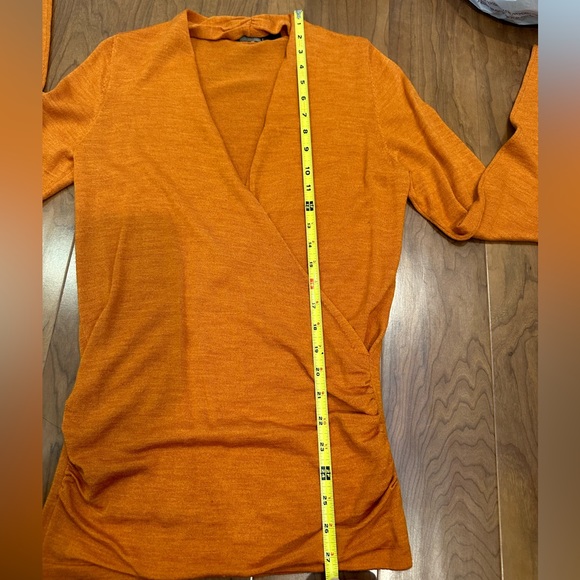 Orange long sleeve top - Picture 6 of 8